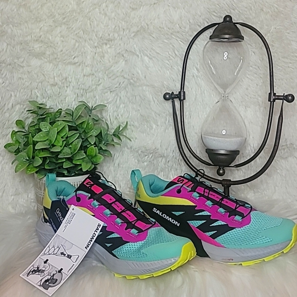 Salomon Sense Ride 5 Martina LTD Color: Biscay Green/Phatom/Pink Glo Size W9/M8